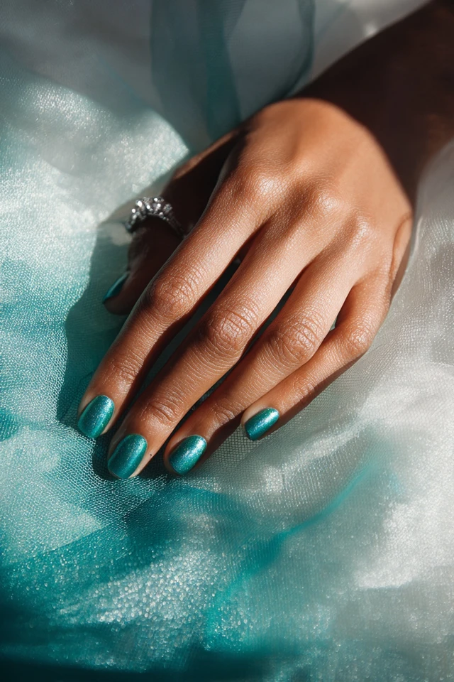 Teal Pulse Mani - photo 3
