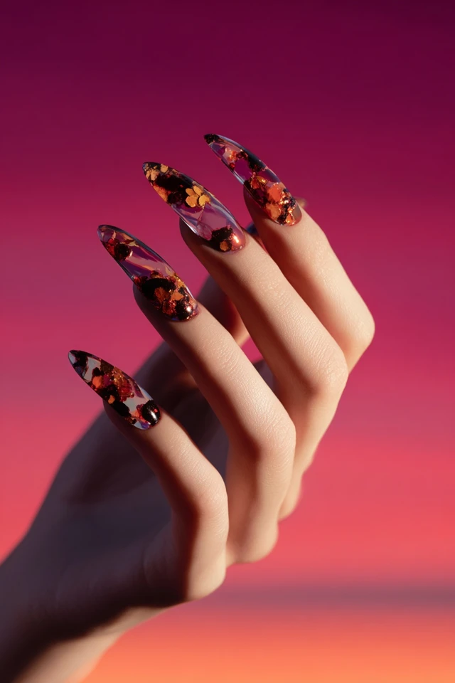 Fluid Glitter Concept Nails - photo 3