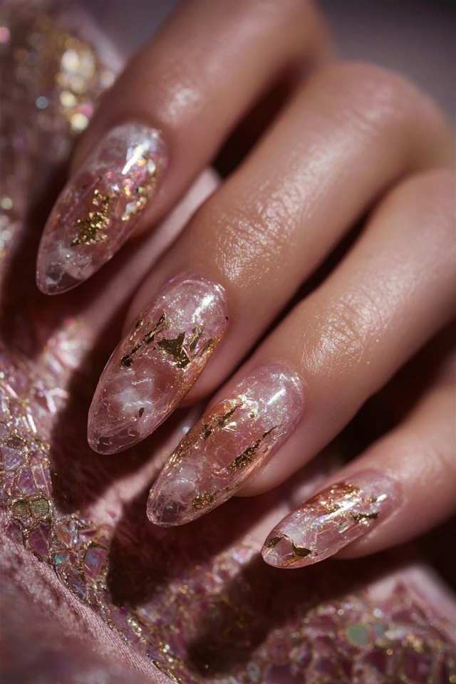 Textured Geometric Concept Nails - photo 2