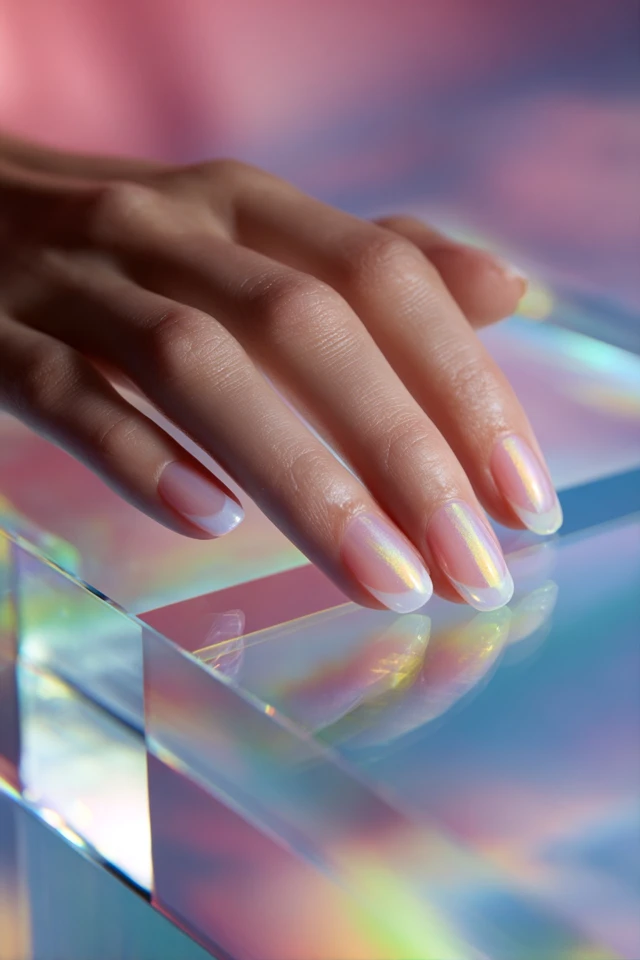 Subtle French Tip Symphony Nails - photo 2