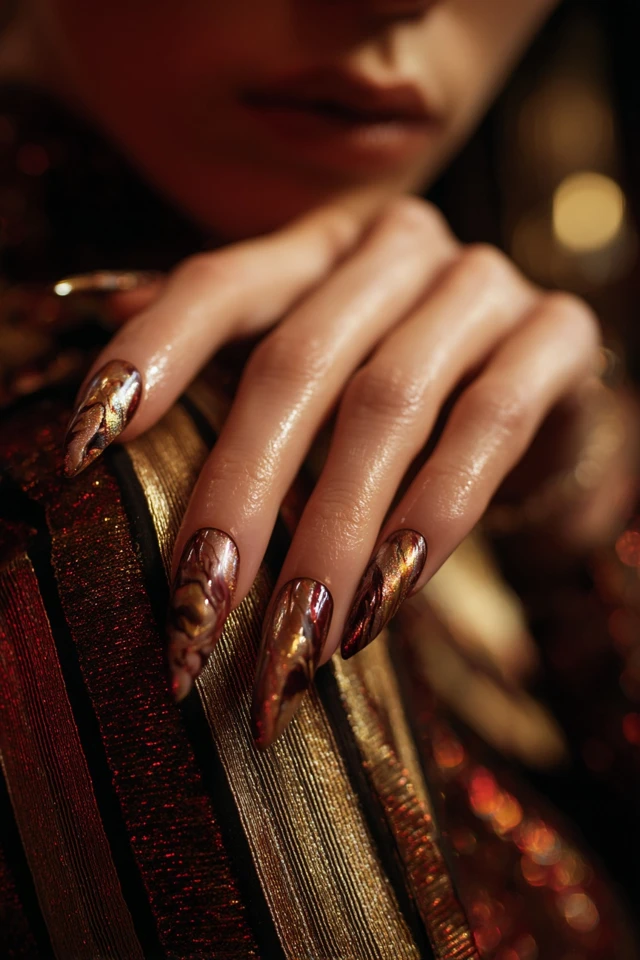 Radiant Marble Vision Nails - photo 3