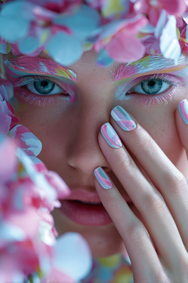 Chroma French Tip Statement Nails - photo 3