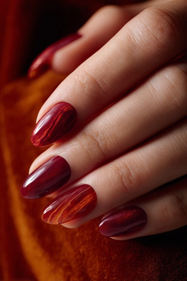 Layered Swirl Mani - photo 3