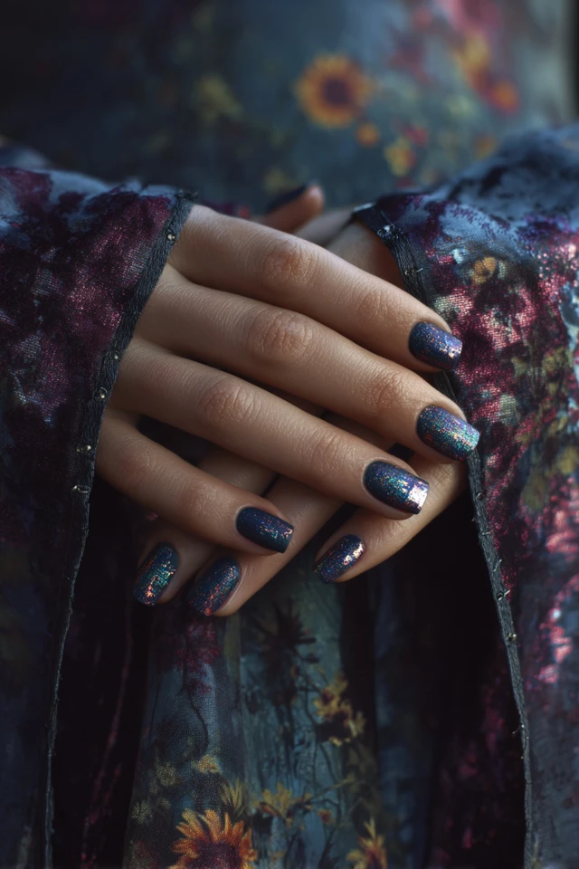 Glitch Pixel Nails Inspiration - photo 3