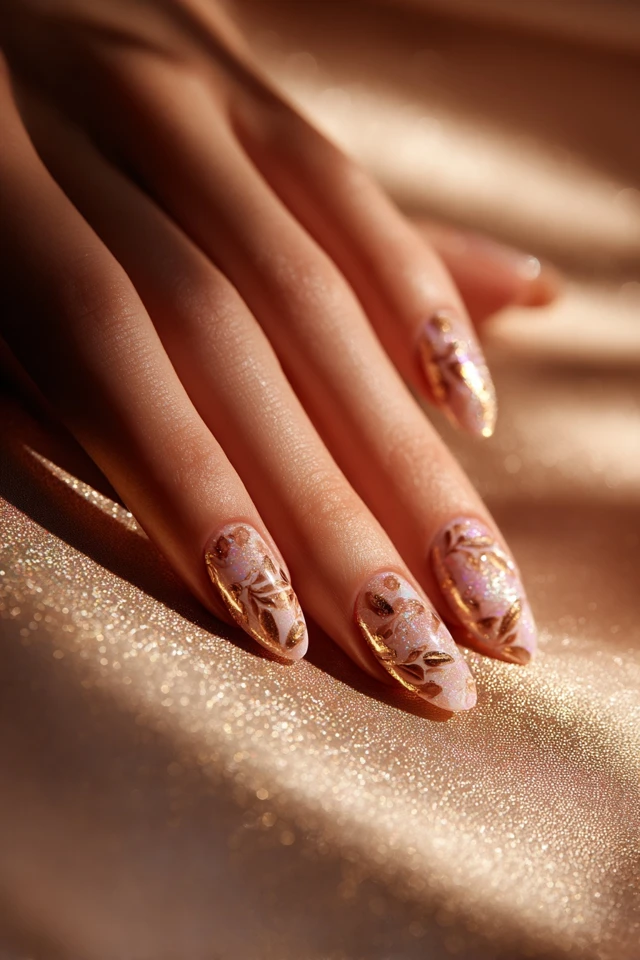 Coffee Latte Nails Inspiration - photo 3