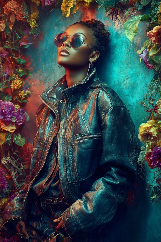 Boho Denim Leather Jackets - photo 3