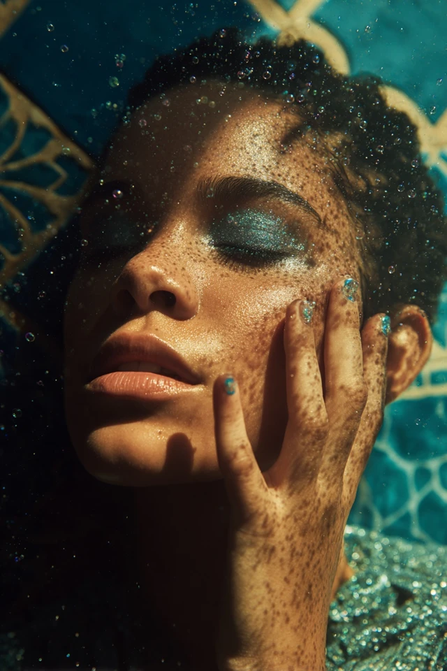 Underwater Bubble Nails Inspiration - photo 3