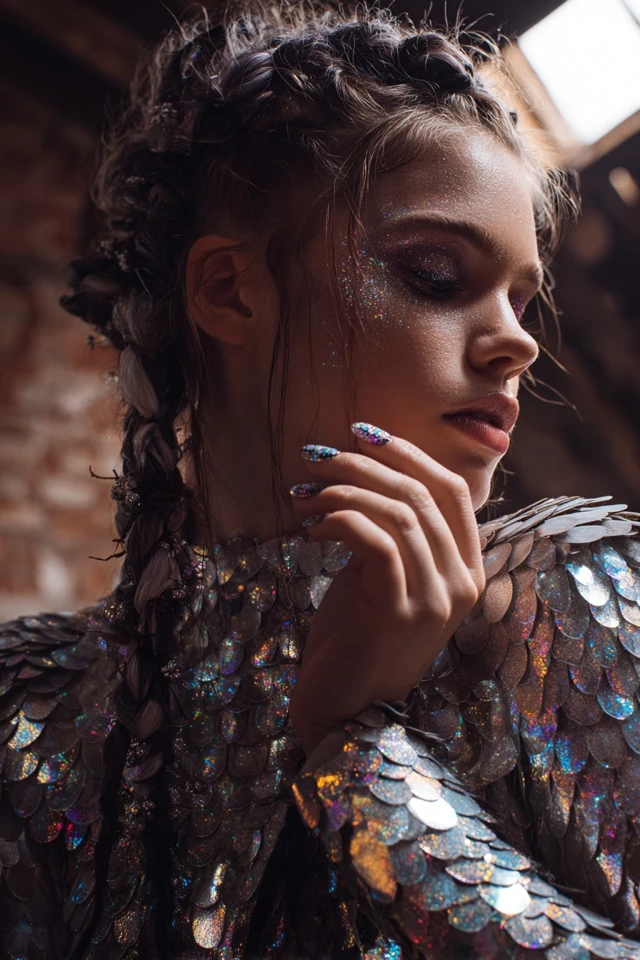 Dragon Scale Nails Inspiration - photo 3