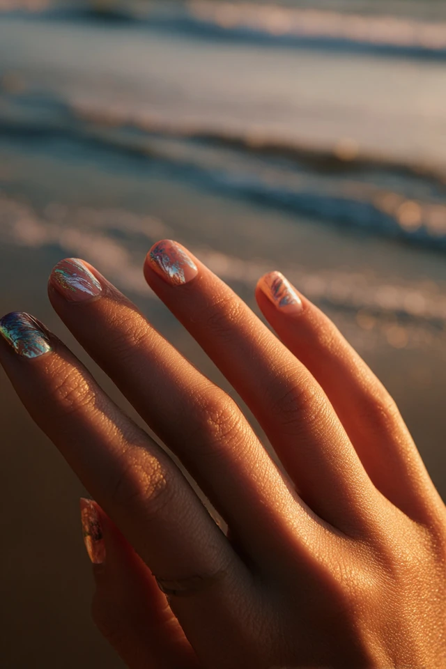 Passport Stamp Nails Inspiration - photo 3