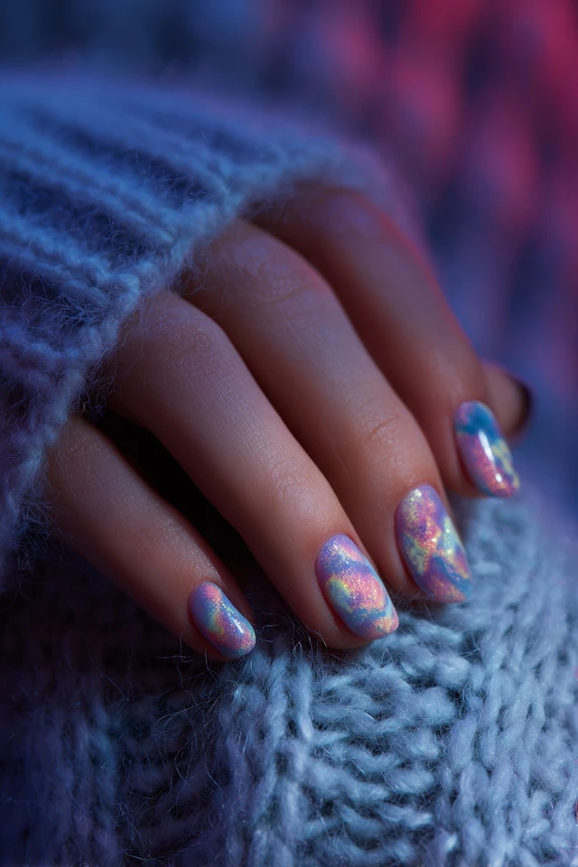Rainbow Gradient Nails Inspiration - photo 3