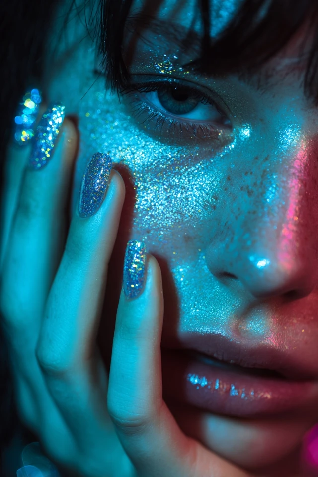 Glitter Drip Nails Inspiration - photo 3