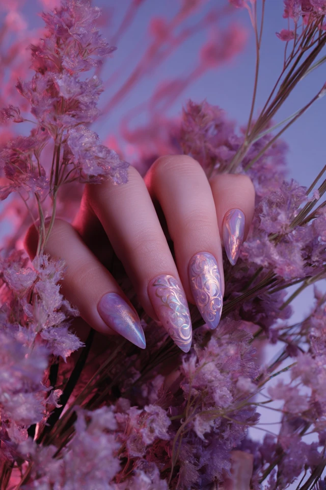 Baroque Filigree Nails Inspiration - photo 3