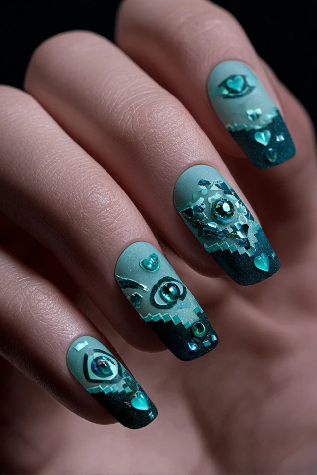 Mythic Katniss Everdeen Nails - photo 3