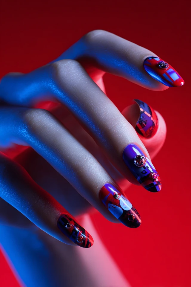 Infinite Optimus Prime Nails - photo 2