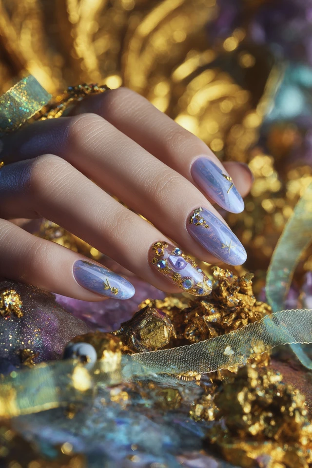 Cosmic Eeyore Nails - photo 3