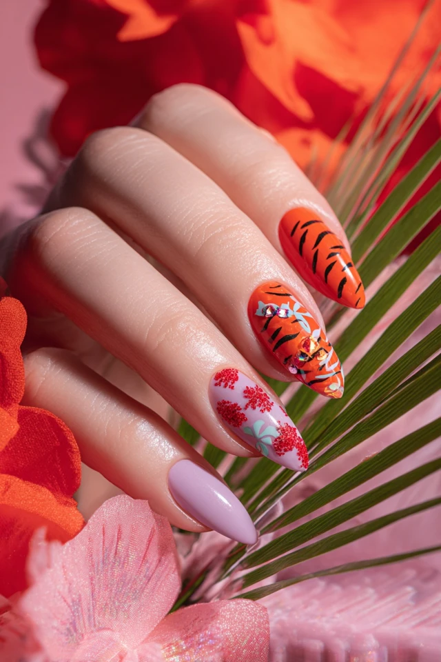 Retro Tigger Nails - photo 3