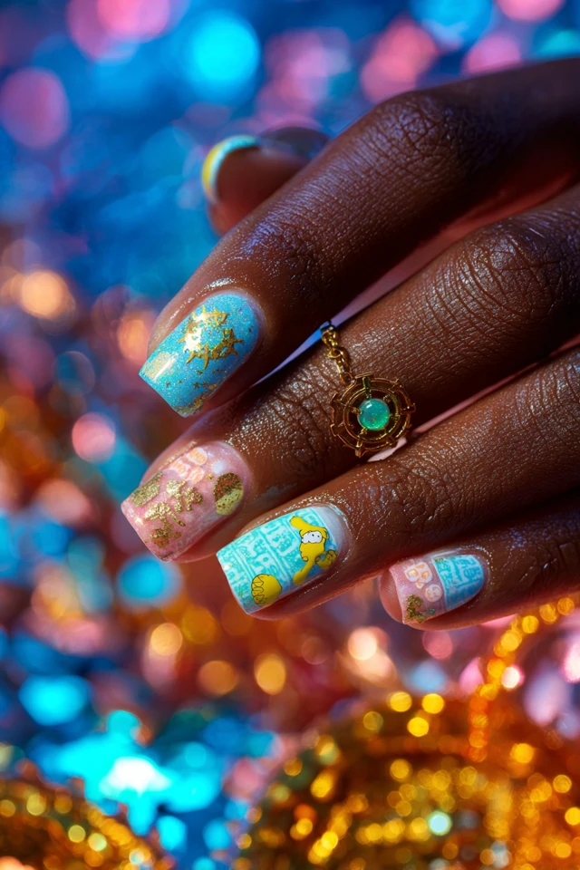 Legendary Homer Simpson Nails - photo 3