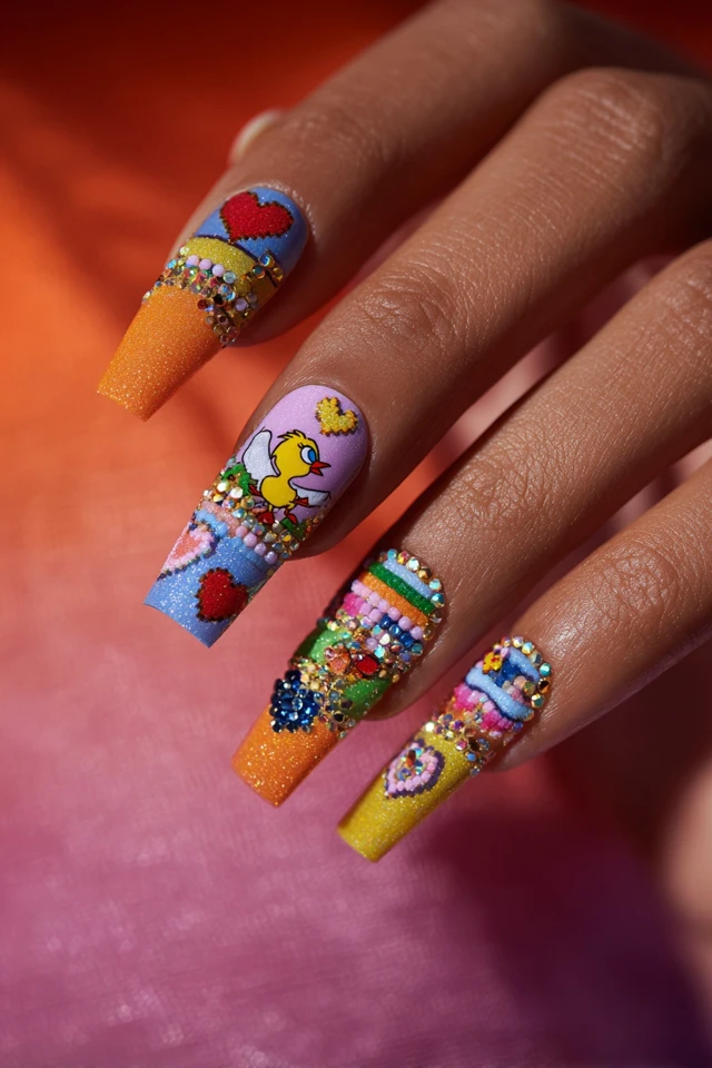 Iconic Tweety Bird Nails - photo 3