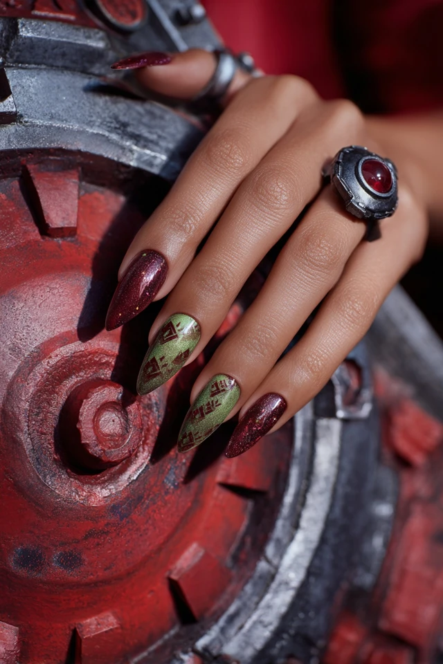 Luxe Gamora Nails - photo 3