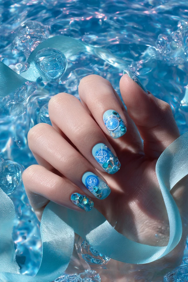 Retro Dory Nails - photo 3