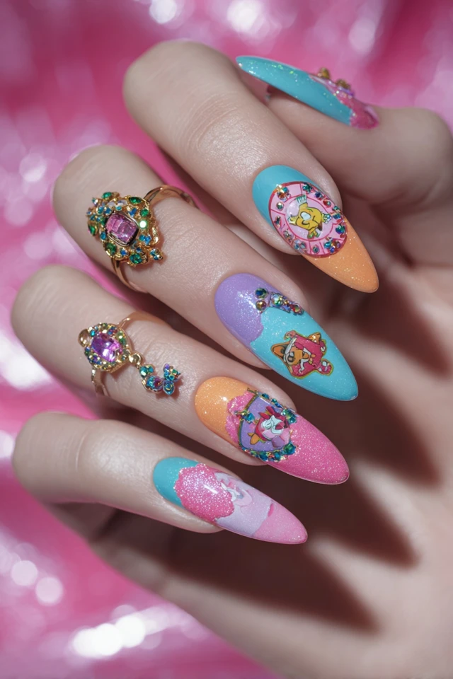 Kawaii Scooby-Doo Nails - photo 3