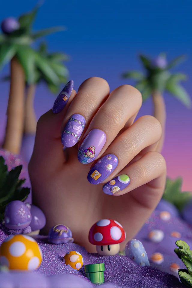 Kawaii Yoshi Nails - photo 2