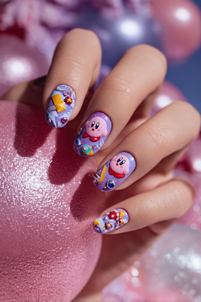 Cosmic Kirby Nails - photo 3