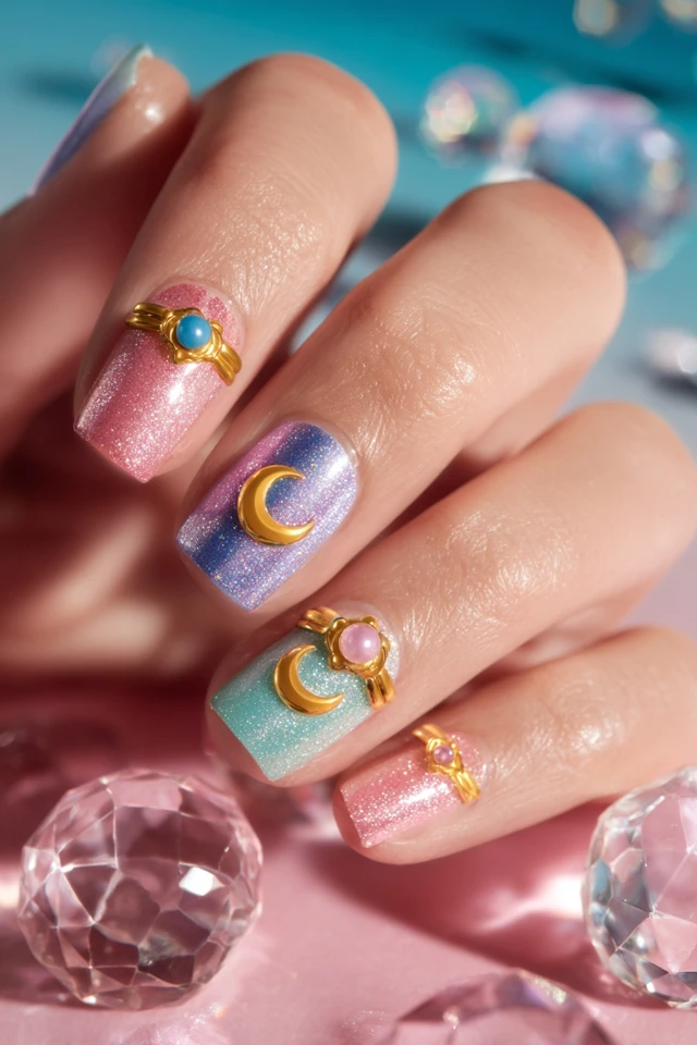 Luxe Sailor Moon Nails - photo 2