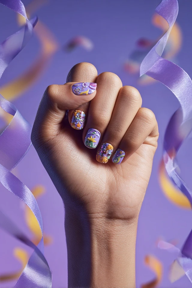 Retro Grogu Nails - photo 3