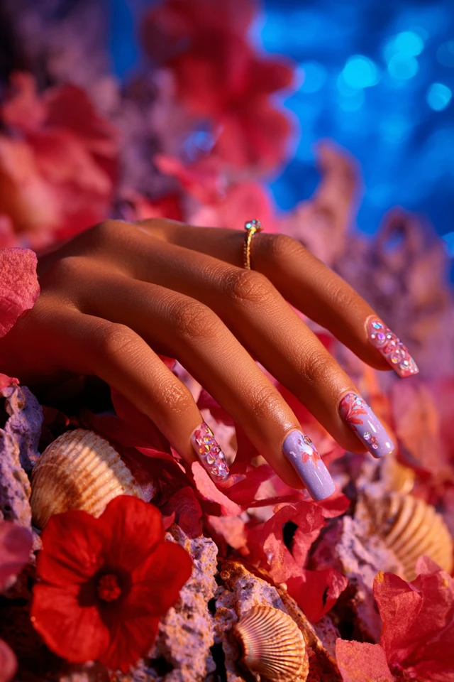 Luxe Moana Nails - photo 3