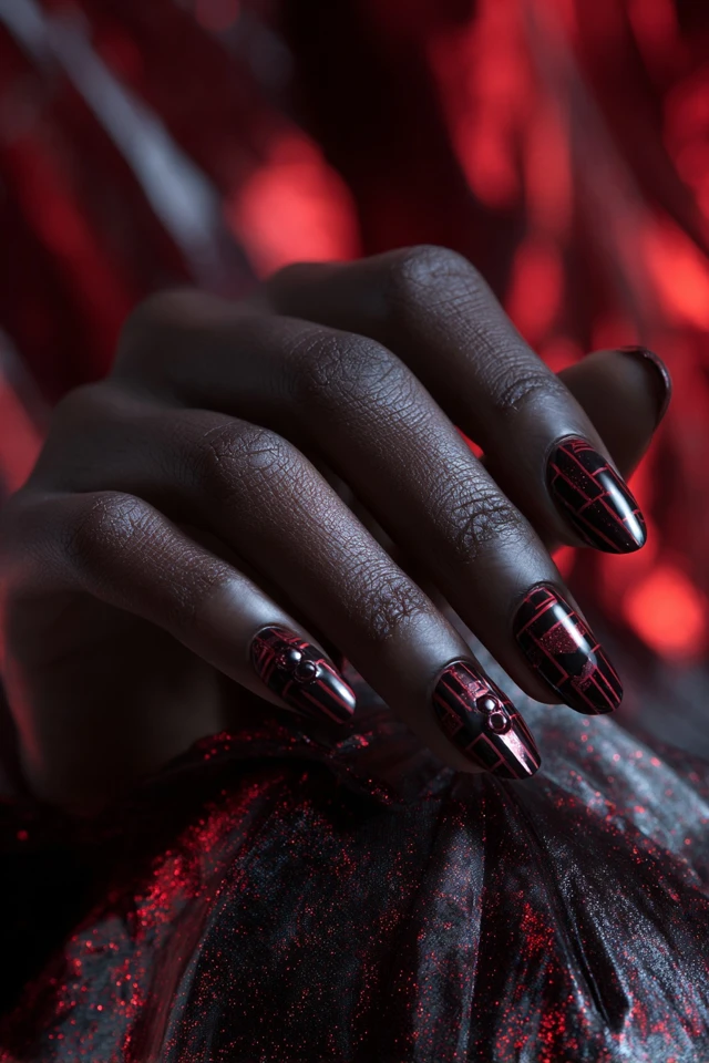 Enchanting Darth Vader Nails - photo 3