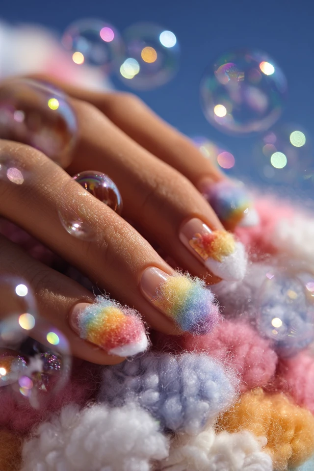Rainbow Alpaca Nails Extravaganza - photo 3