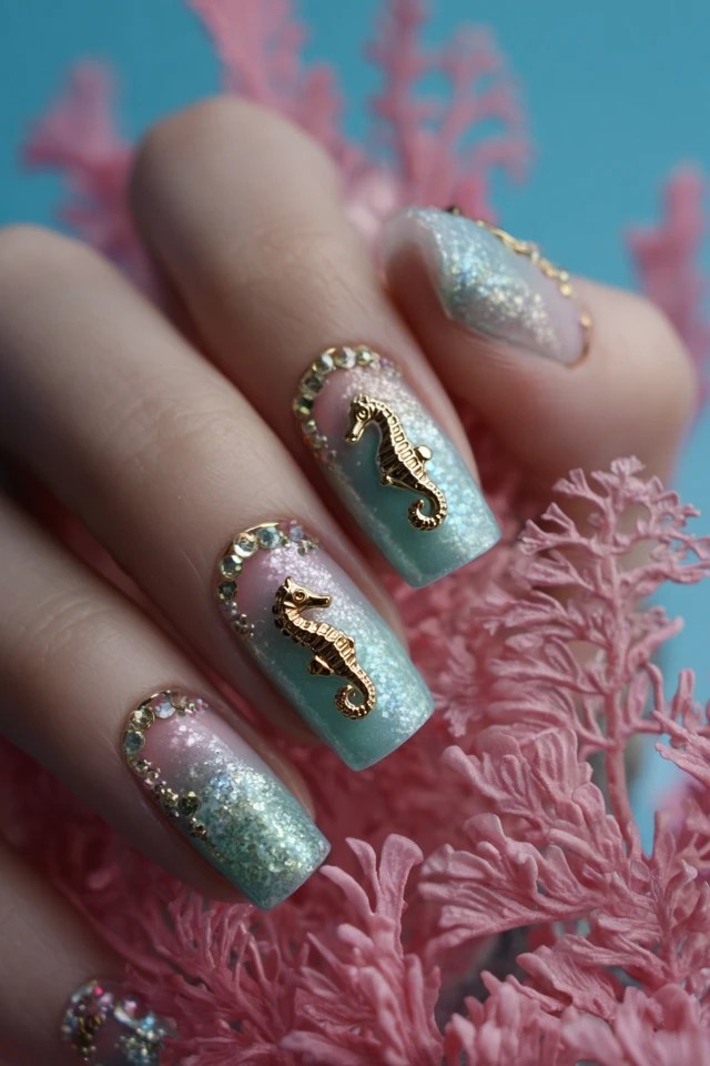 Sugar Seahorse Nails Extravaganza - photo 3