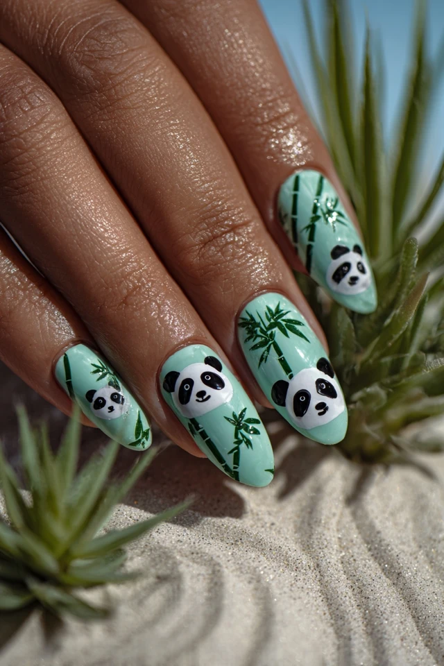 Minty Panda Nails Extravaganza - photo 3