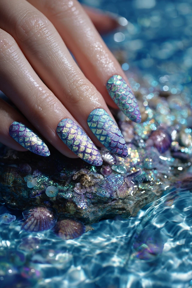 Mermaid Tail Nails Extravaganza - photo 2