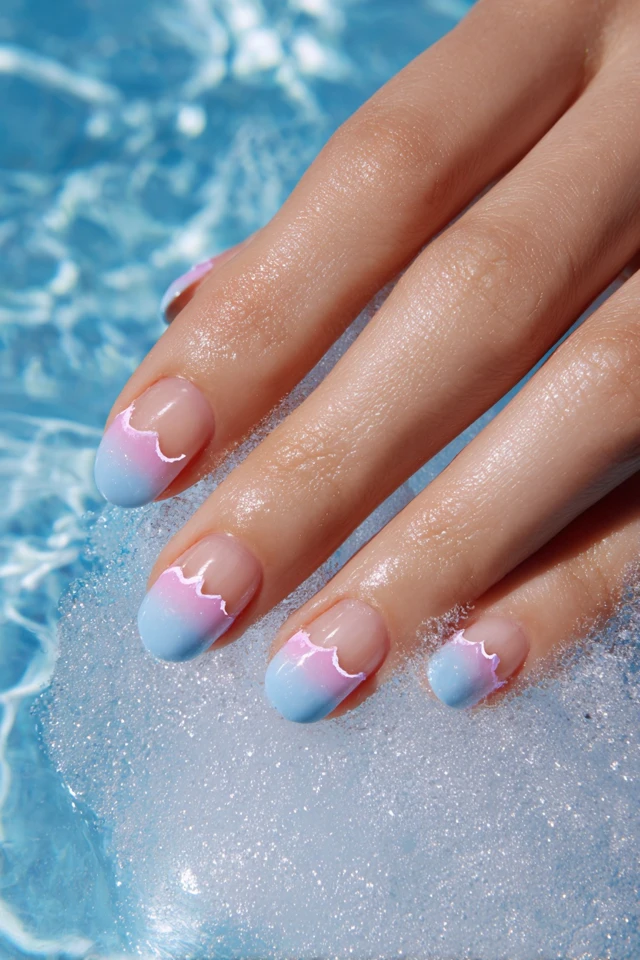 Pastel Dolphin Nails Extravaganza - photo 2