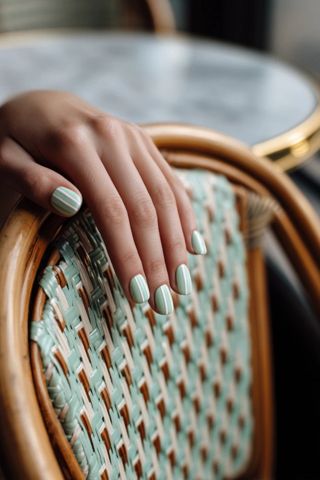 Mint Macaron Nails Extravaganza