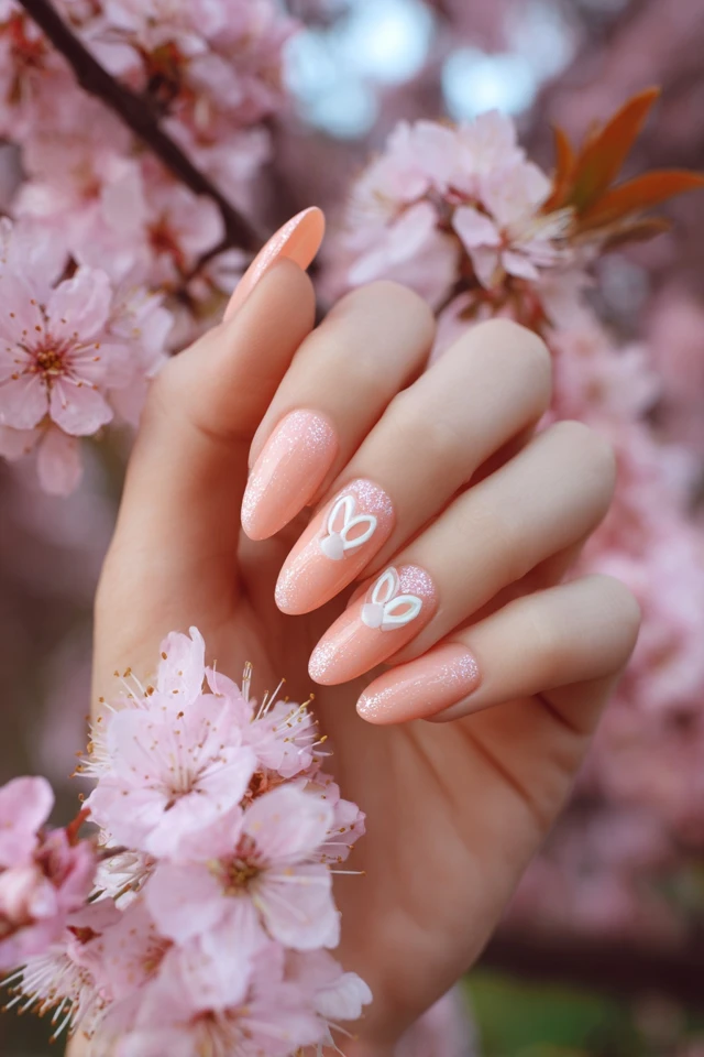 Peach Bunny Pop Nails Extravaganza - photo 3