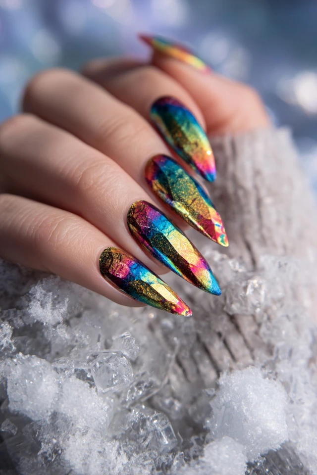 Rainbow Fox Nails Extravaganza - photo 3