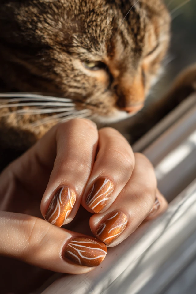 Caramel Cat Nails Extravaganza - photo 3