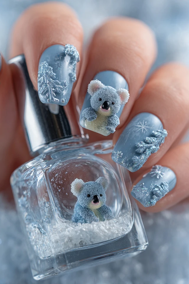 Frosted Koala Nails Extravaganza - photo 3