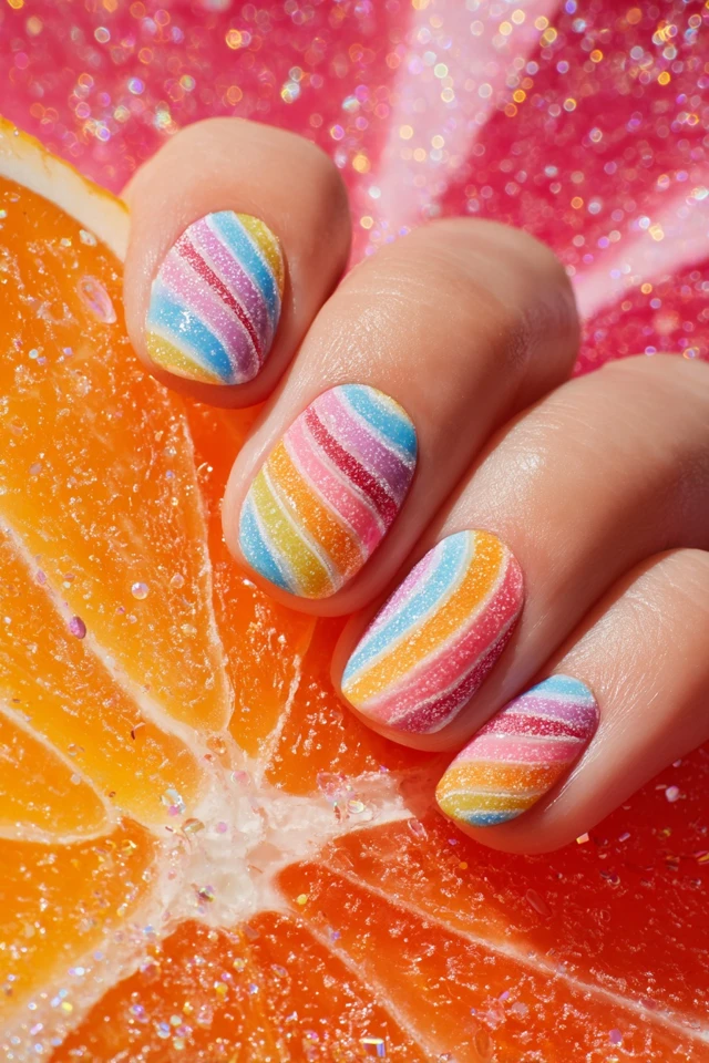 Lollipop Swirl Nails Extravaganza - photo 3