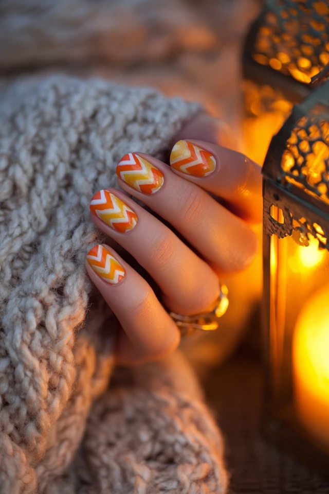 Candy Corn Cute Nails Extravaganza - photo 3