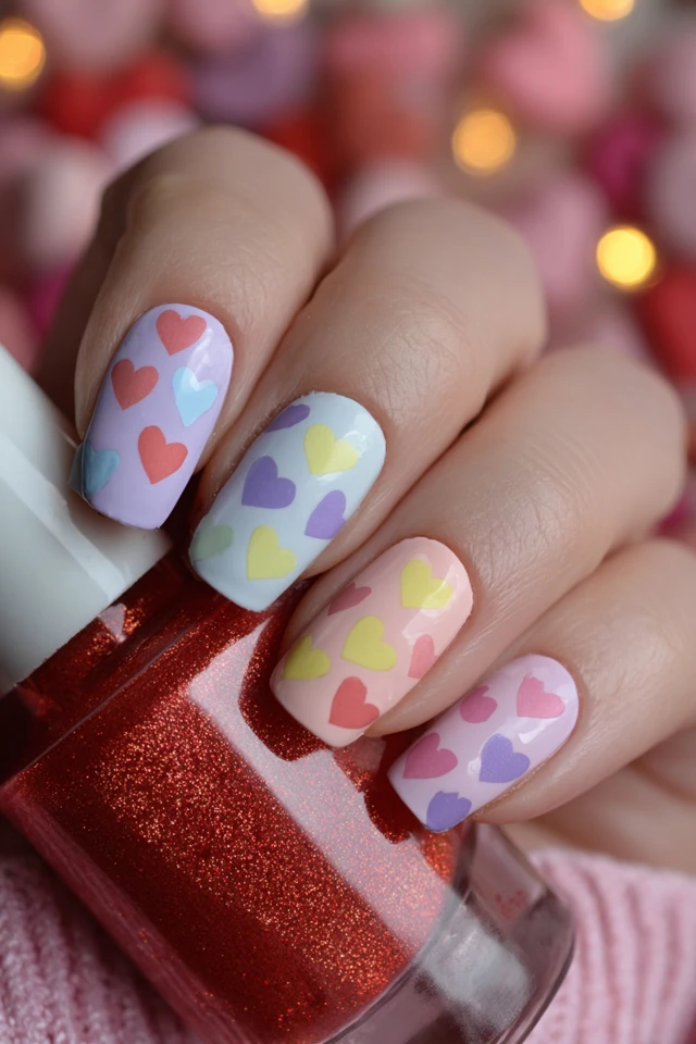 Candy Heart Nails Extravaganza - photo 3