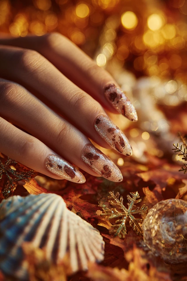 Cider Autumn Frost Nails - photo 2