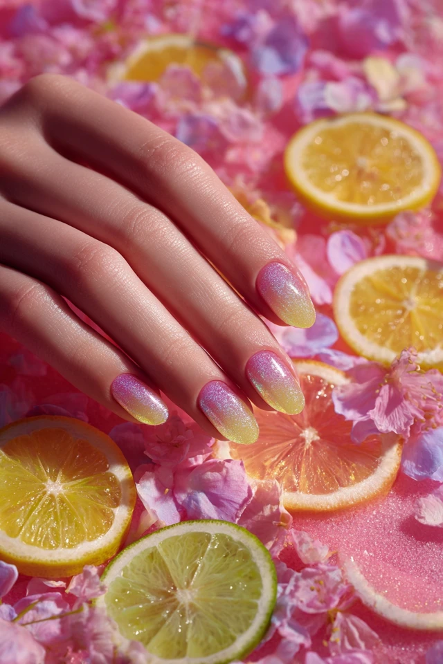 Petal Spring Frost Nails - photo 3