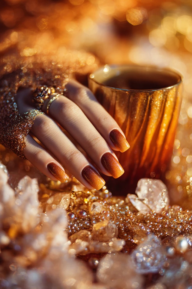 Pumpkin Autumn Dream Nails - photo 3