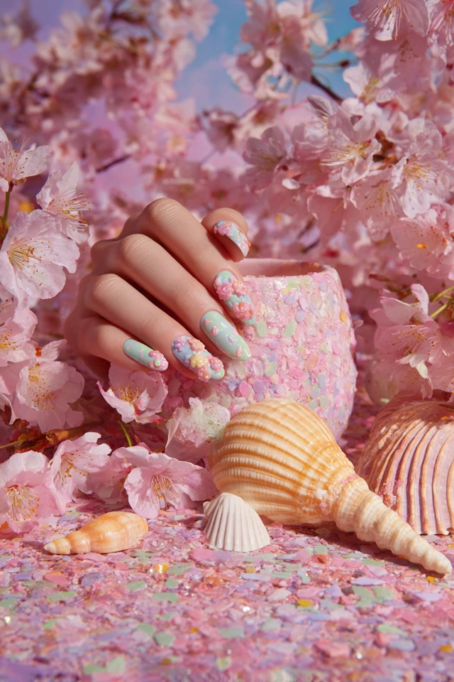 Fresh Spring Symphony Nails - photo 3
