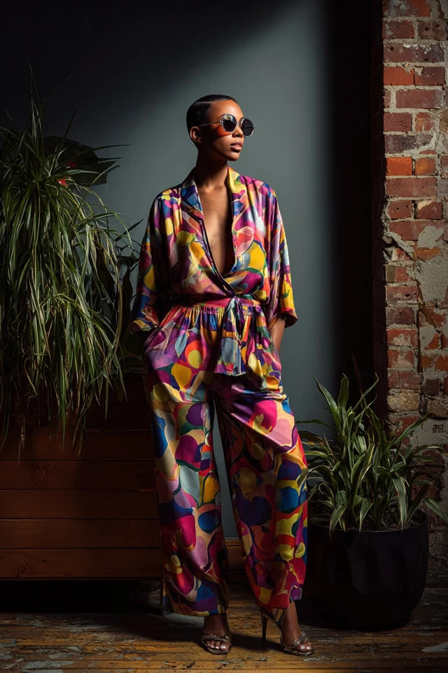 Retro Silk Athleisure Sets - photo 3