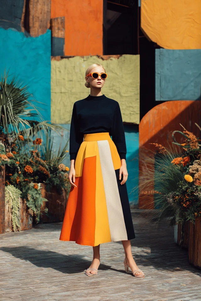 Grunge Back‑to‑School Midi Skirts - photo 3